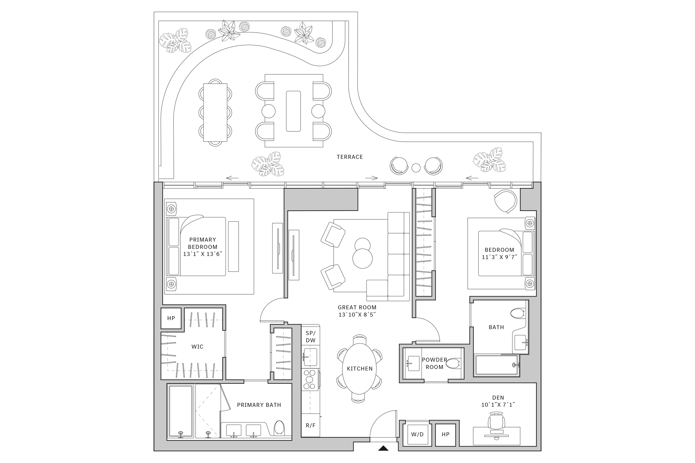 Floorplan of Residence 02