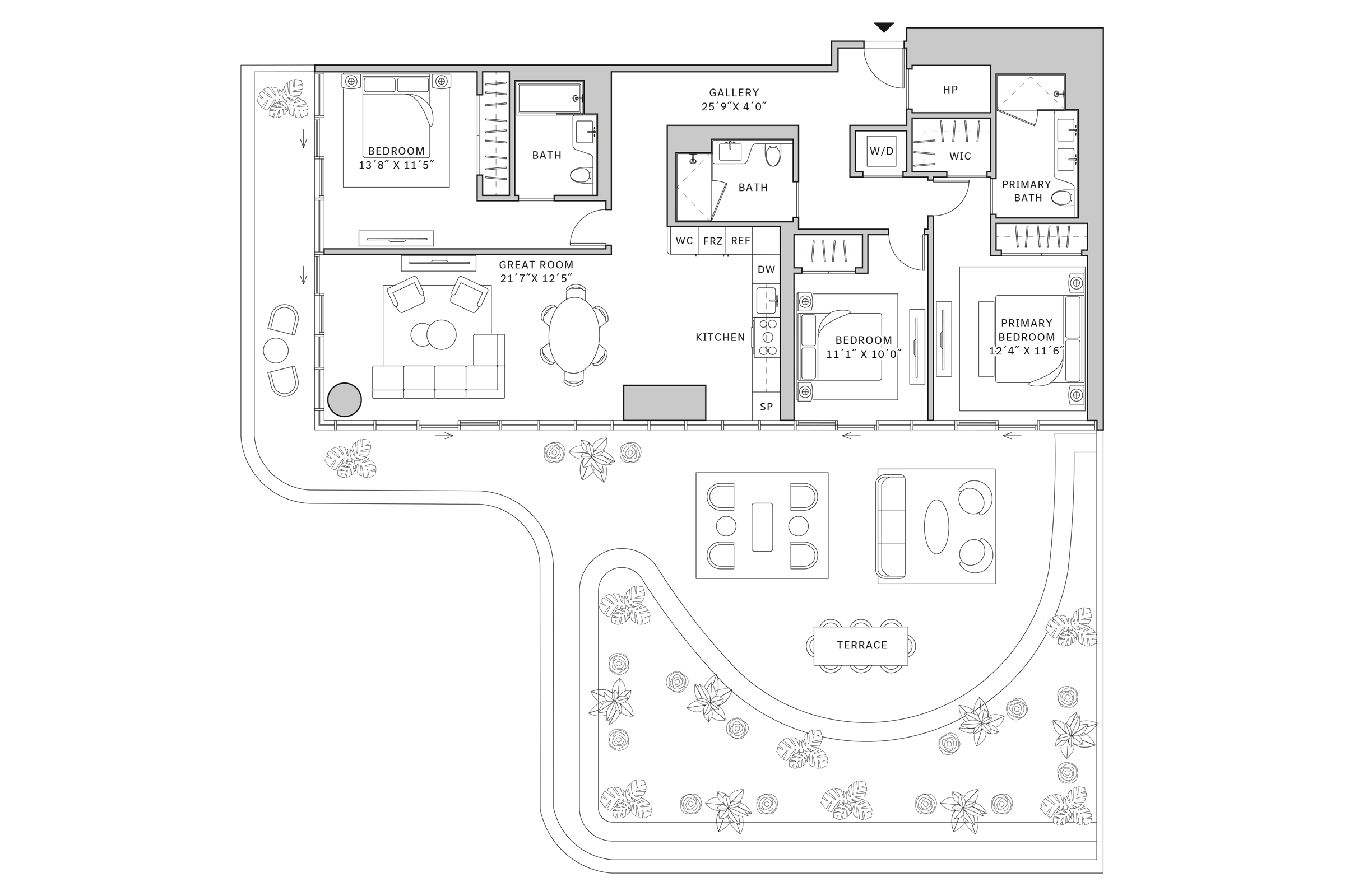 Floorplan of Residence 11